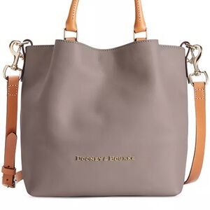 Dooney and Bourke City Small Barlow- Mushroom / Taupe